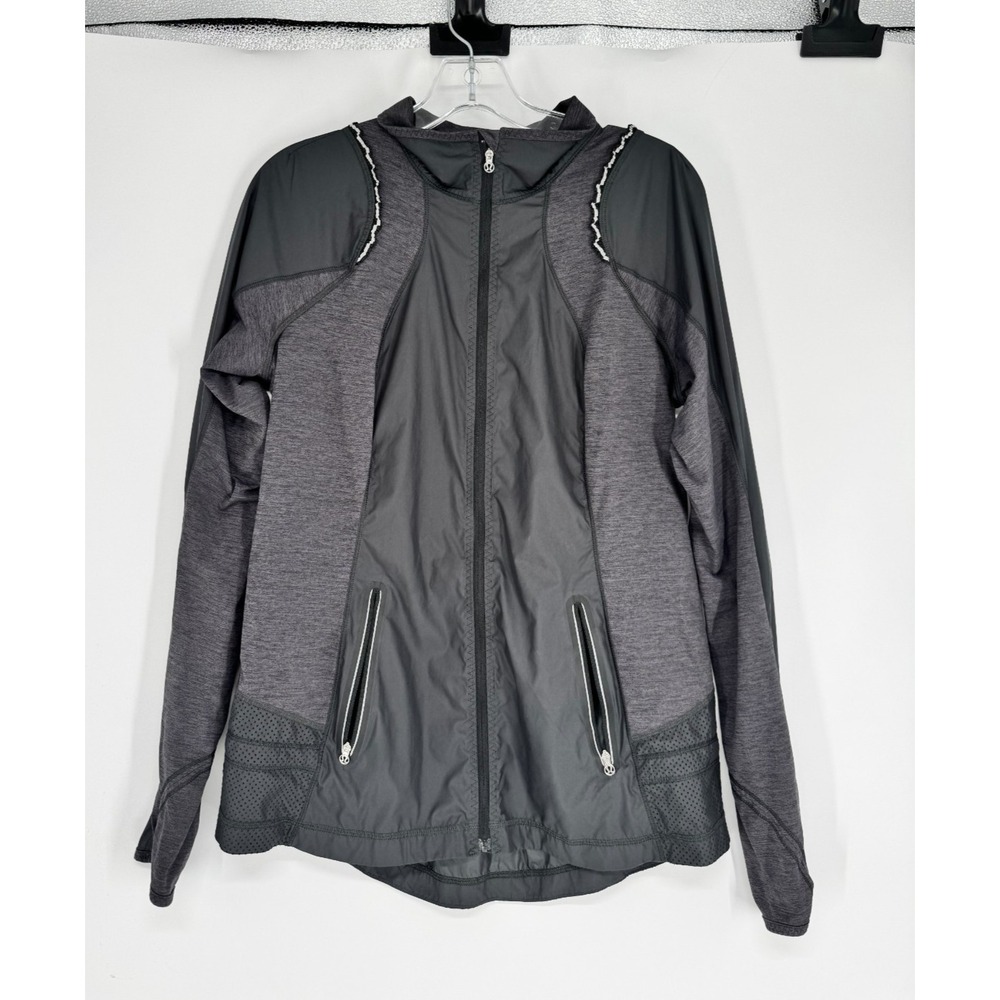 Lululemon Run Nothin But Run Jacket Womens 10 Full Zip Up Windbreaker Luxtreme